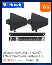 Leicozic 8 каналов усилитель Сигнала Антенна распределитель системы аудио РЧ дистрибьютор для записи интервью беспроводной микрофон