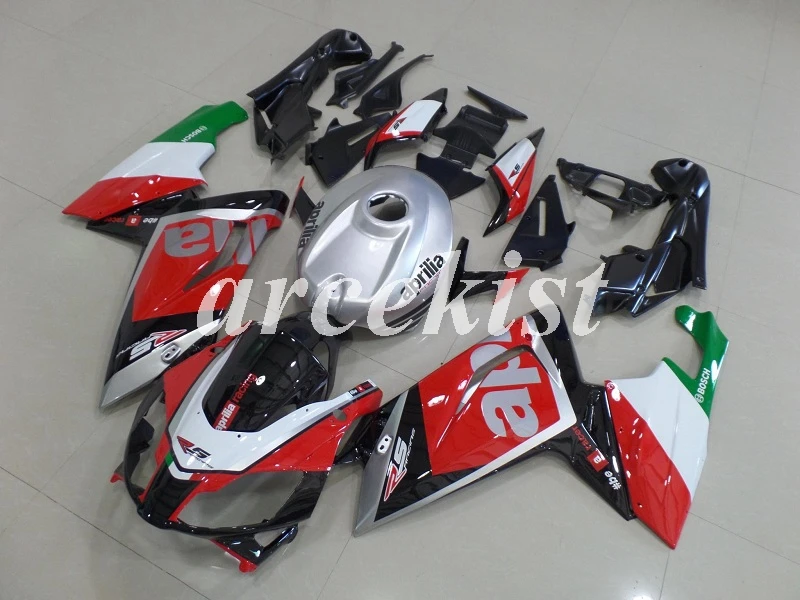 4 подарки литья под давлением ABS Полный комплект обтекателя подходит для Aprilia RS125 06 07 08 09 10 11 RS 125 2006 2007 2011 красный/серебристый/черный