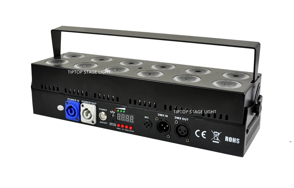 TP-G3037-6IN1 12x18 Вт Беспроводная батарея сценическое освещение для помещений светодиодный фонтан IRC пульт дистанционного управления фермы стены здания
