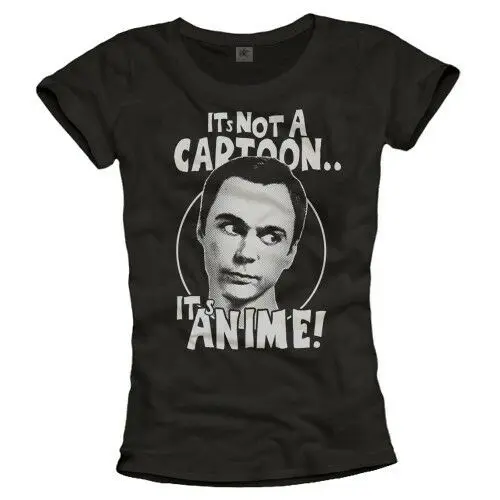 Футболка GEEK SHELDON Аниме Топ Nerd принт футболка с компьютером черный показать