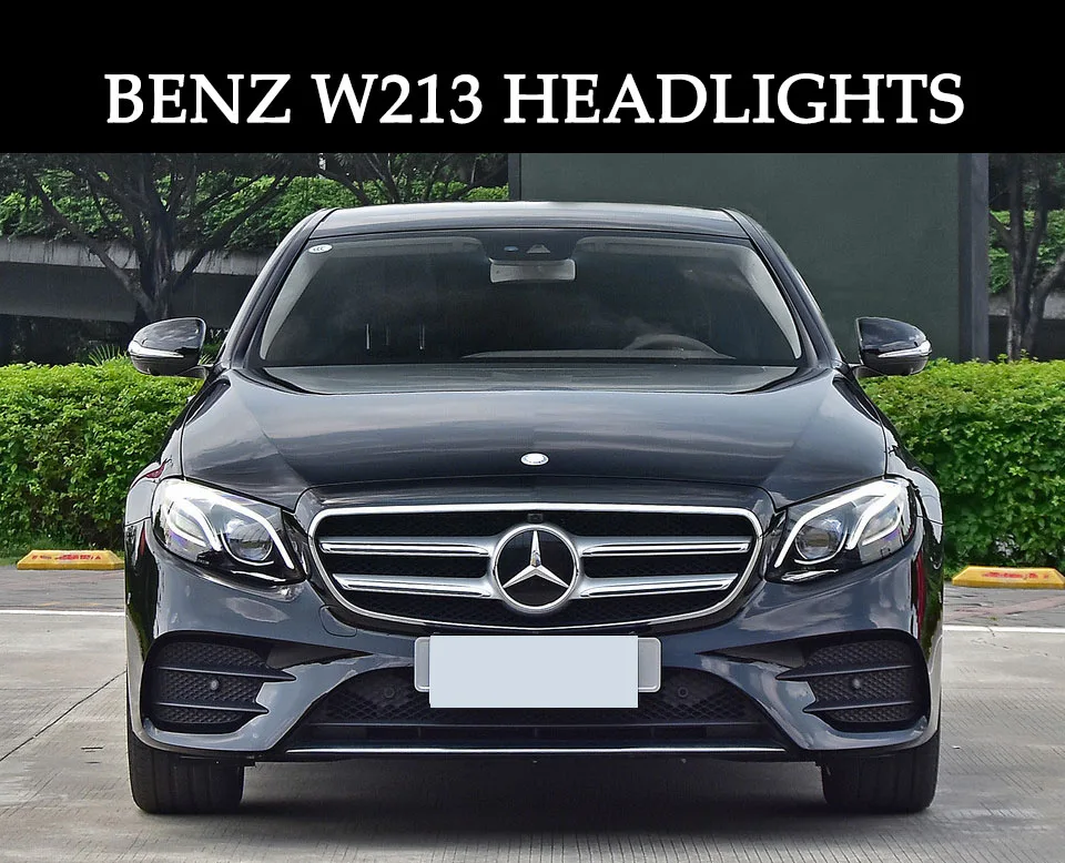 DY_L стайлинга автомобилей для Benz W213 фар для E200 260 280 300 фары Полный светодиодный фары DRL Bi-светодиодный объектив