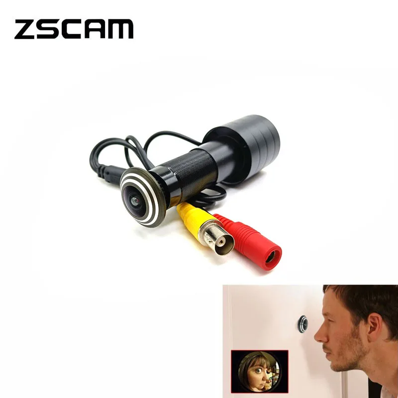 

Home Security 1080P AHD/TVI/CVI/CVBS 4 In 1 Door Eye Hole Camera 2MP IMX307 Star Light 0.0001Lux Peephole Night Vision Color Cam