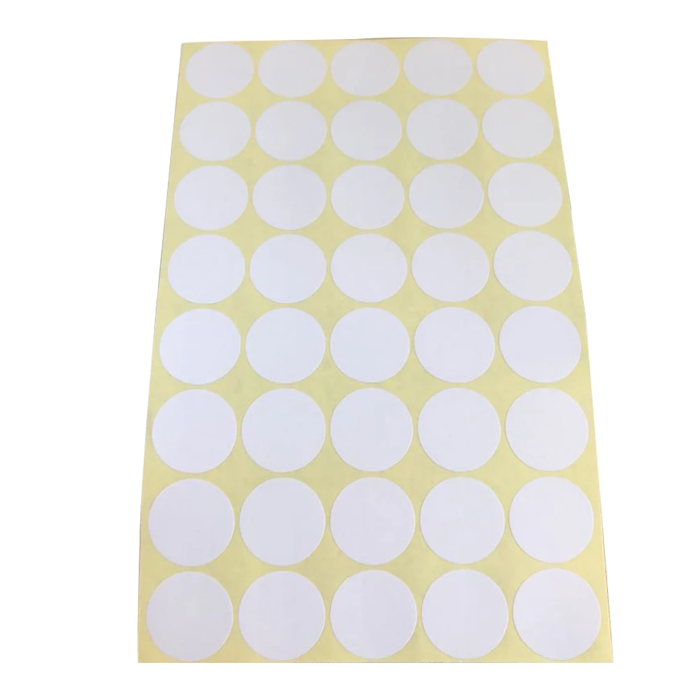 Белый 25mm Dots Self Adhesive Coding School Office Writing Filling Round Circle Scrapbooking DIY Label Sticker Notes Blank Sticky - Цвет: Белый
