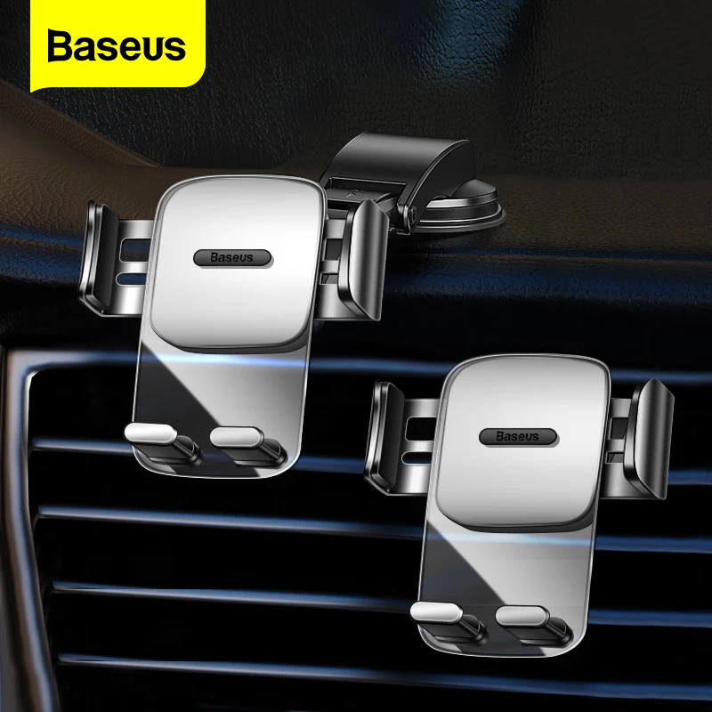 Soporte de Teléfono Soporte para Coche de Metal Baseus Gravity Air VENT MOUNT para GPS iPhone Huawei Soporte de Teléfono Soporte para Coche de Metal Baseus Gravity Air VENT MOUNT para GPS iPhone Huawei