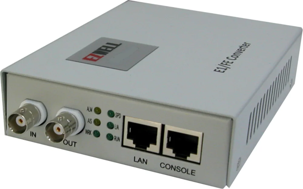 Один E1/FE интерфейс конвертер SVPE18M G.8040 протокол AC источник питания FTTH оборудование последней мили
