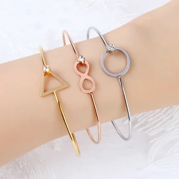 

stainless steel friendship chain infinity bracelets & bangles charms bracelet gifts for women infinity heart star Gift bracelet