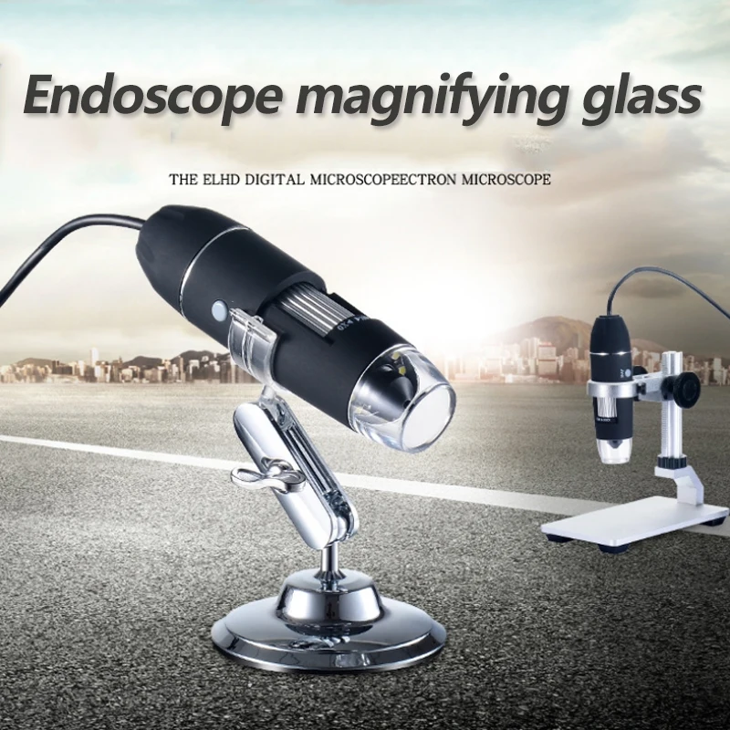 

2MP with Metal Stand Optical Instrument Inspection Endoscope Magnifier Pratical Video Camera Tool Digital Microscope