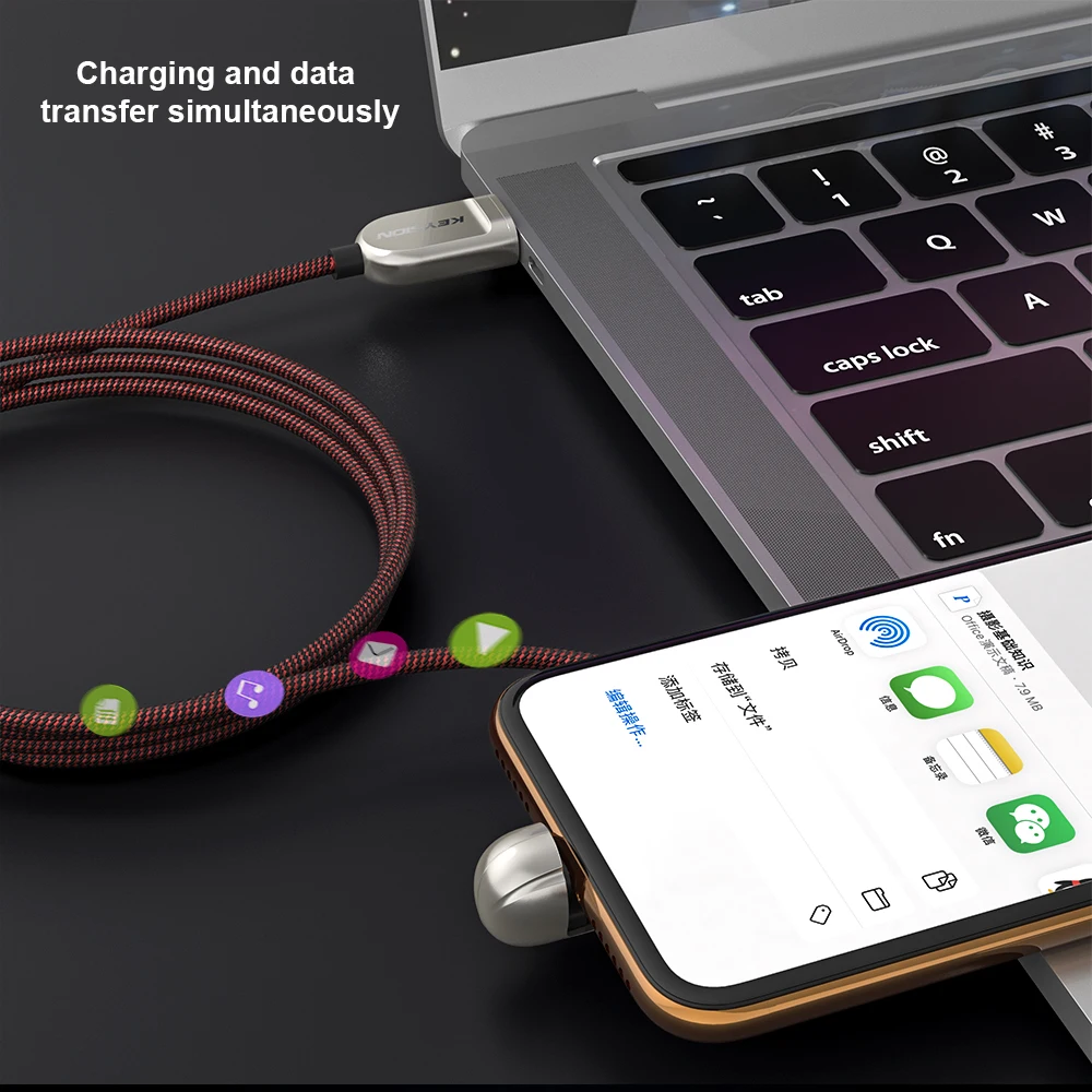 KEYSION, металлический нейлоновый кабель usb type-C, usb type-c, игровые кабели для Xiaomi, huawei, Oneplus, 3.1A, type-c, быстрый провод, кабель для samsung, LG