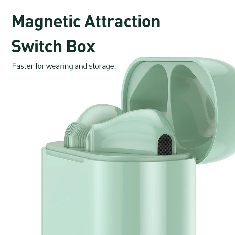 Baseus TWS Wireless Bluetooth Earphone Intelligent Touch Control Wireless TWS Earphones With Stereo bass sound Smart ConnectW09