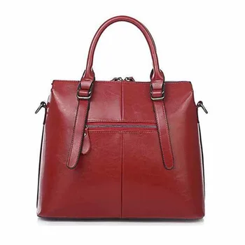 

New Women Luxury Briefcase Fashion Crossbody Bags For Women Split Leather Handbag Ladies Shoulder Hand Bag Women Messenger Bag