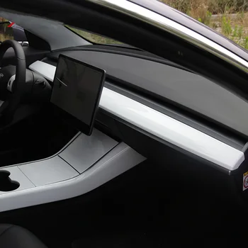 

Center Console Dashboard Panel Wrap Overlay Cover Trim Fit ABS for Tesla Model 3