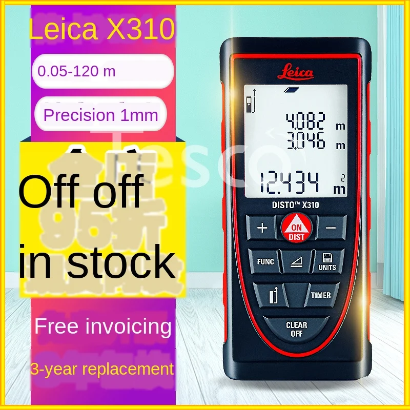 

X310 handheld laser rangefinder 120 meters high precision infrared electronic ruler room measurement