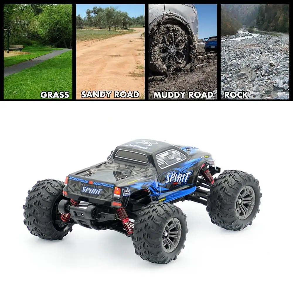 Q901 1:16 RC автомобиль 4WD бесщеточный двигатели Вождение пустыня грузовик привод Bigfoot