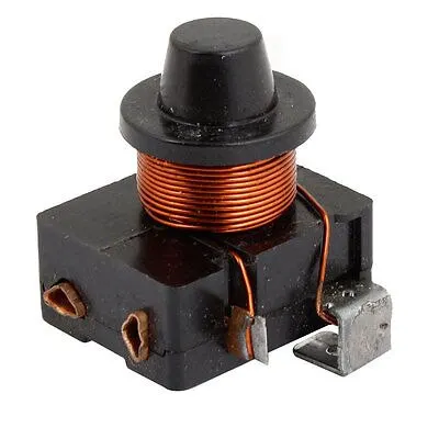

1/8 HP Refrigerator Electromagnetic Starter Compressor PTC Relay Black