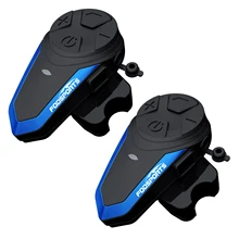 2 шт. BT-S3 мотоциклетный шлем домофон мото беспроводной шлем Bluetooth гарнитура Intercomunicador Водонепроницаемый 1000 м BT Interphone FM