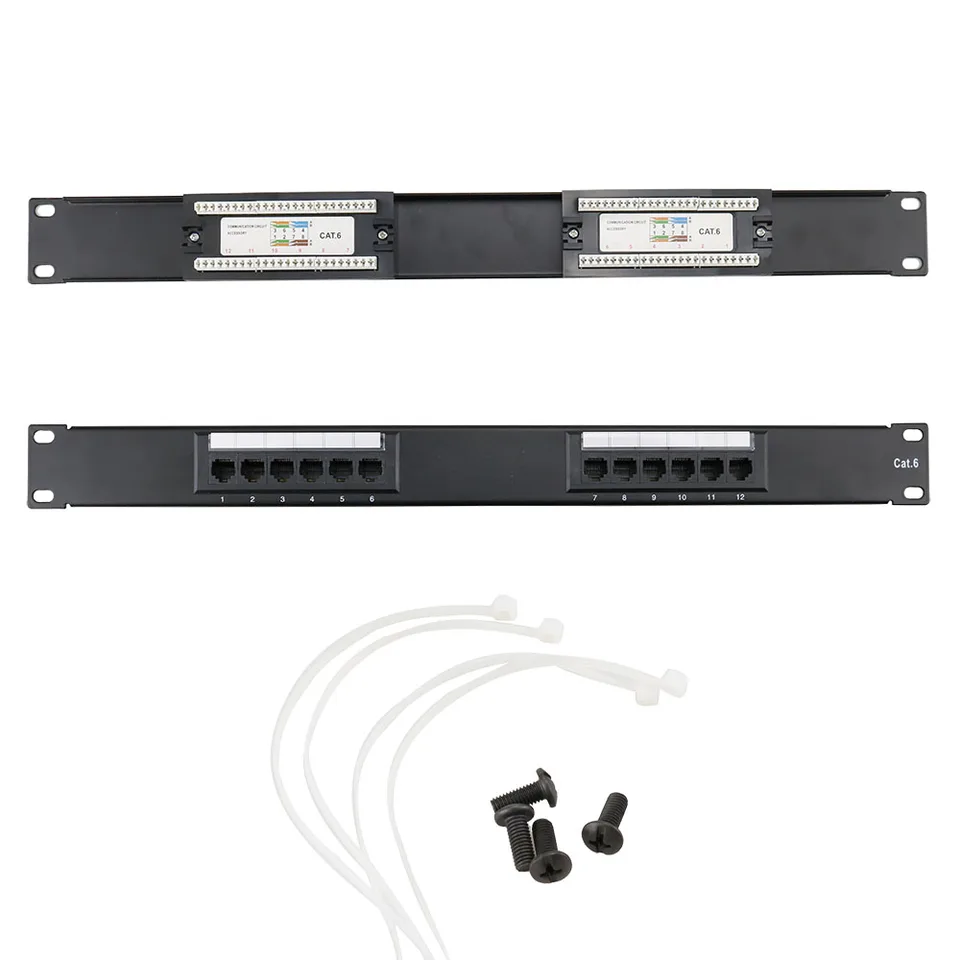 ACT Patchpaneel CAT6 unshielded 24 poorten (PP1010) - Dustin België