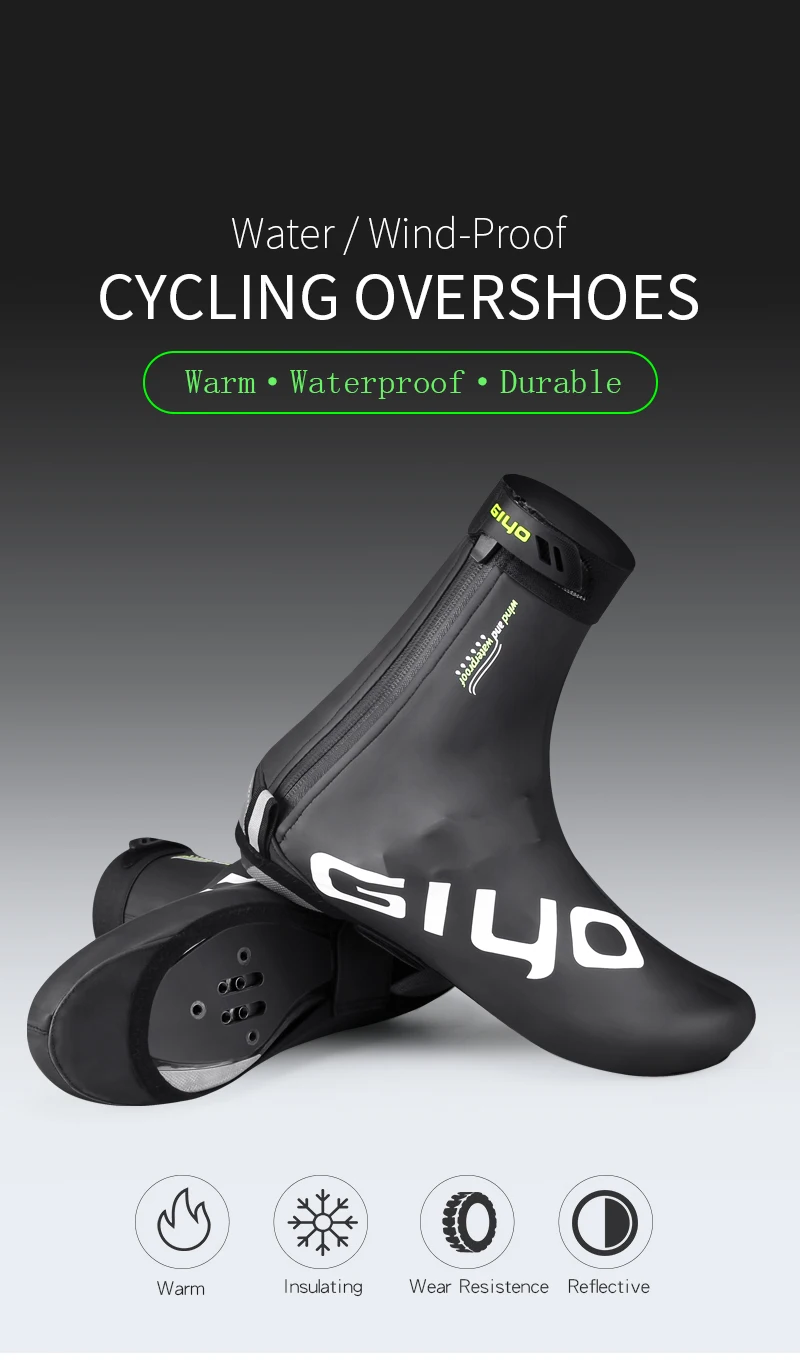 GIYO Waterproof Cycling Shoe Covers Women Men Shoes Cover MTB Road Bike Racing Overshoes Waterproof Shoe Covers Lock Protector