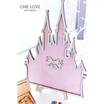 

Wedding Guest Book with mouce couple , Wedding Guest Book, Castle Wedding Guest Book, Wedding Guest Book Alternative