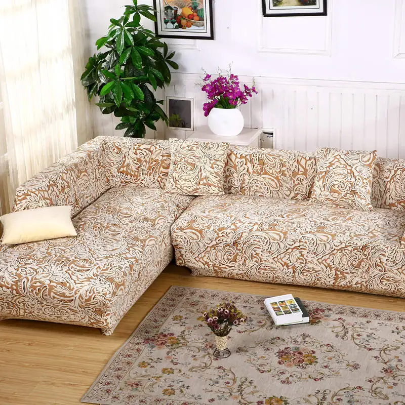 Секционный диван, твердый мягкий угловой диван, чехол для гостиной, чехлы для кресел, плотно обертывается, все включено, эластичный - Цвет: color 3