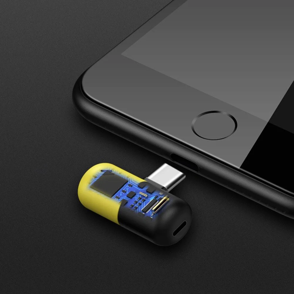 Новые Полезные капсулы таблетки Тип-Док-станция с usb песня комбо преобразования 3,5 мм гарнитура для мобильного телефона аудио кабель адаптера