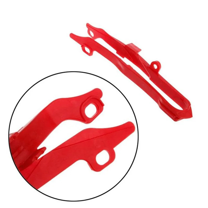 Защита для CR 125 CR 250 CRF 250R CRF 450R CRF 250X CRF 450X новая пластиковая красная цепь слайдер
