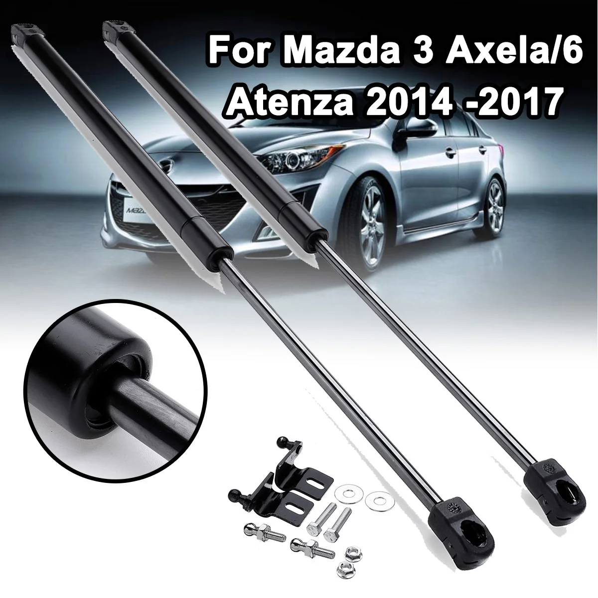 1 комплект амортизаторов для капота автомобиля кожух двигателя с поддержкой Mazda 3
