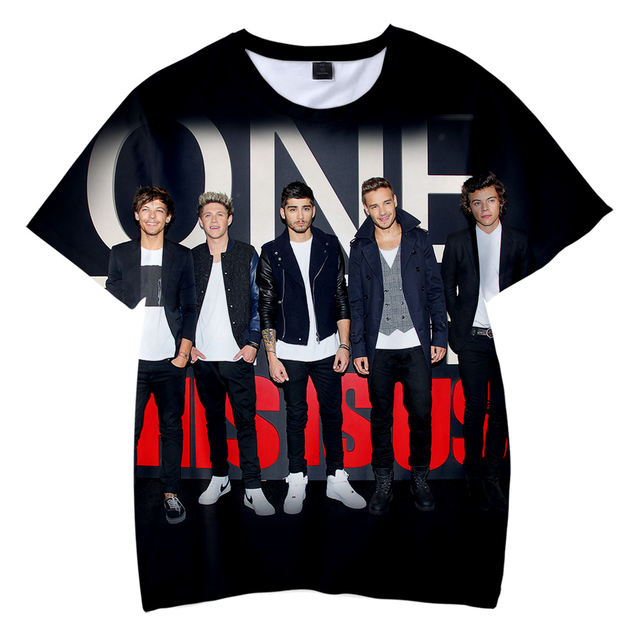 ONE DIRECTION THEMED 3D T-SHIRT