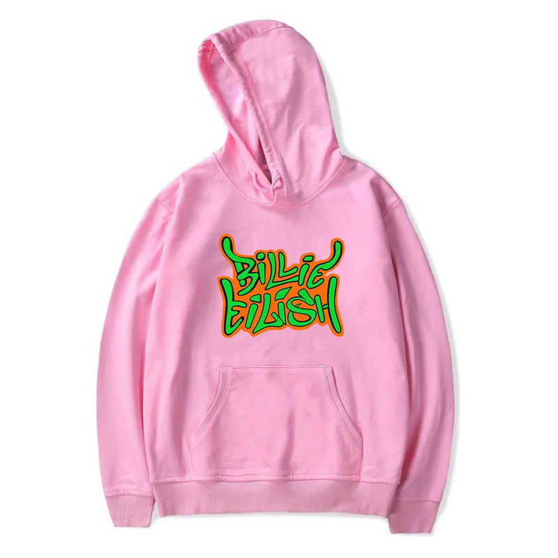 Осенняя мода Billie Eilish толстовки Толстовка Свободные топы сексуальные K-pops Harajuku топы свитшоты для женщин девочек