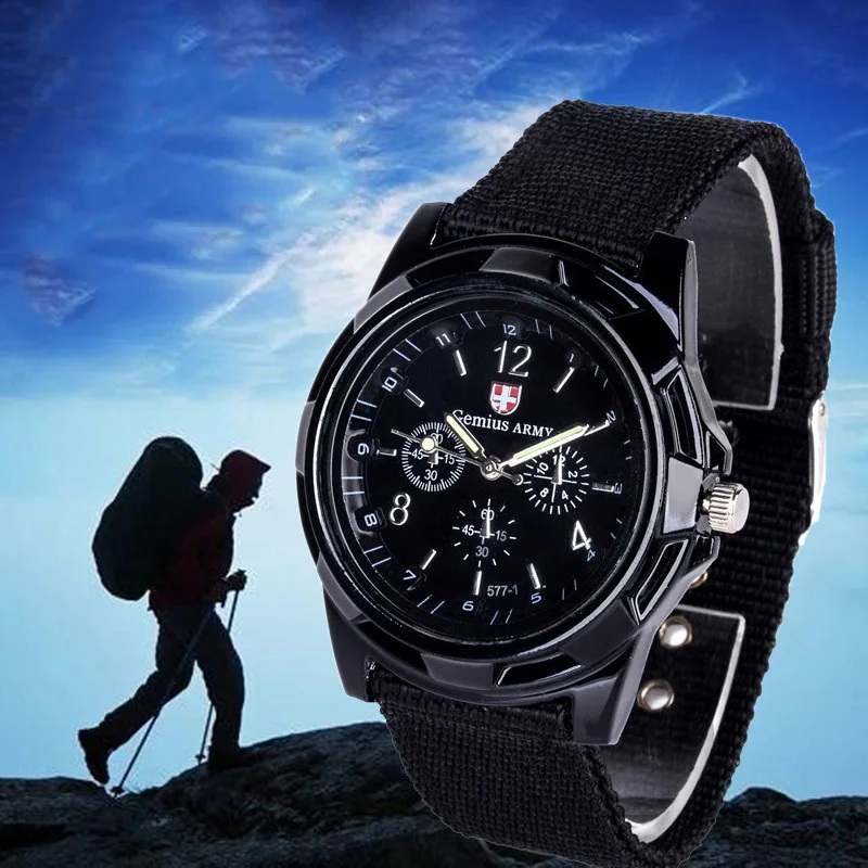 

Fashion Braided Wristband Nylon Watch Trend Matching Mens Watches Gifts Party Sports Running Mechanical Watch