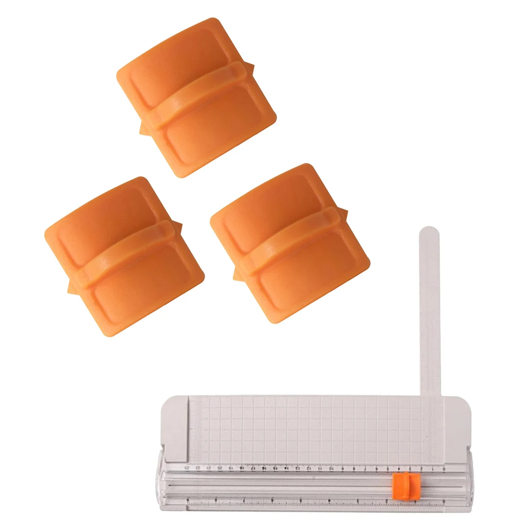 3 Pieces Paper Cutter Blades - Replacement Refill Blade fit 9090 Slide Ruler Paper Trimmers