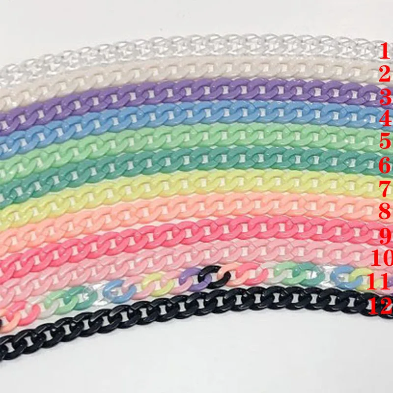 Acrylic glasses chain 24-color rope Sunglasses Eyeglass Cord Retainer Strap Eyewear Reading Spectacles Lanyard Holder | Аксессуары для