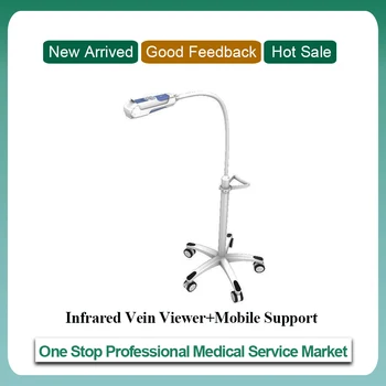

New design handled vein finder/portable vein finder Near/infrared vein viewer+mobile support