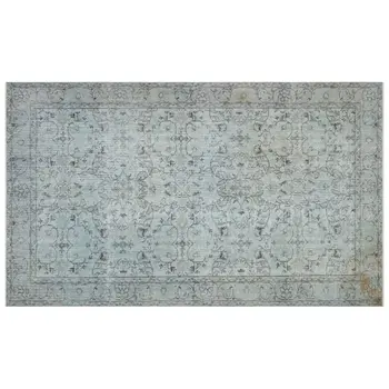 

Handmade Blue Vintage Overdyed Turkish Area Rug 171x290 Cm-5'7''X9'6''