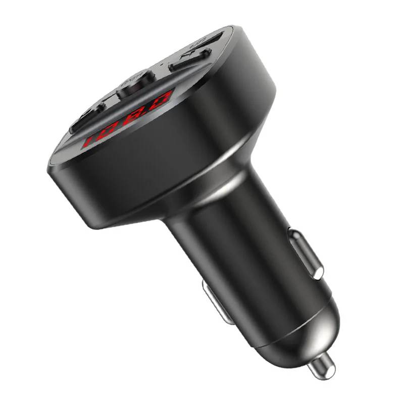 Автомобильный fm-передатчик JaJaBor, fm-модулятор, Bluetooth 5,0, громкая связь, Bluetooth, автомобильный комплект, аудио MP3 плеер, двойной USB, автомобильное зарядное устройство