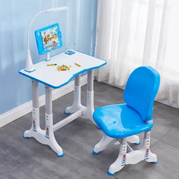 

top selling product Children's Study Desk Chair Set Multifunctional Study Table With Book Stand Support Wholesale Dropshipping