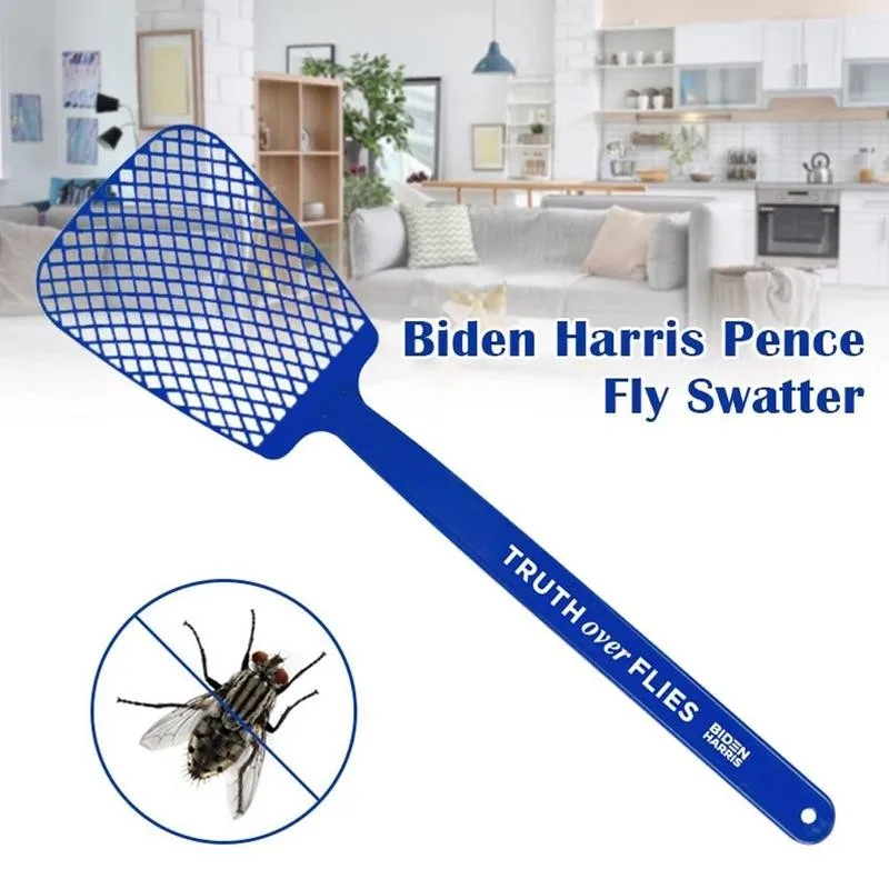 Long Handle Zapper Truth Biden Harris 2020 Fly Swatter Plastic Mosquito Killer 