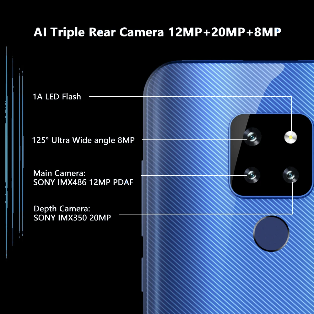 6,3 дюймов CUBOT P30 4G 2340x1080 ips Phablet Android 9,0 Helio P23 Octa Core 4 Гб ram 64 Гб rom 4000 Мп задняя камера мАч телефон