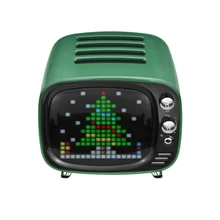 Réveil intelligent de horloge LED d'art de Pixel Audio de haut-parleur sans fil portatif extérieur de Bluetooth avec l'application(China)