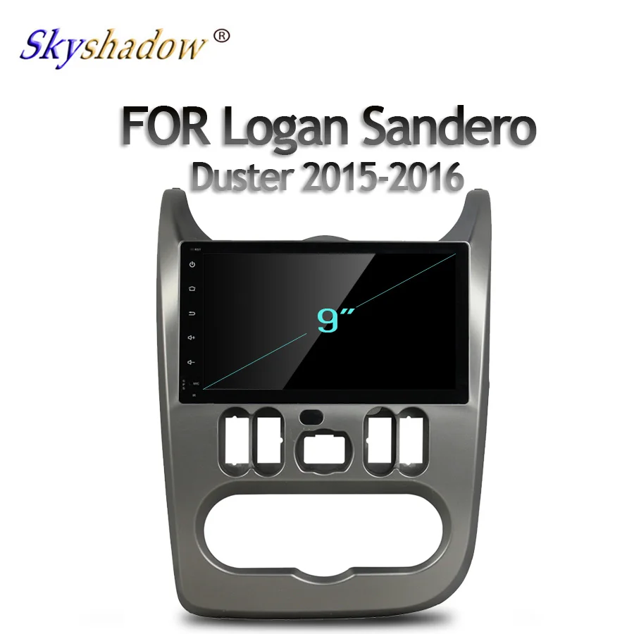 Android 9,0 64G rom 8 ядерный для Renault Logan Sandero Duster автомобильный dvd-плеер gps ГЛОНАСС карта RDS радио wifi Bluetooth