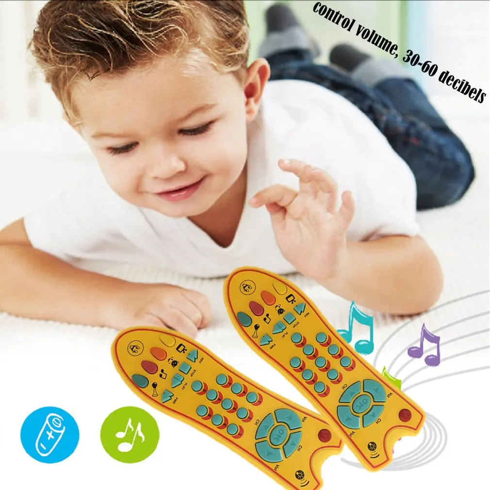 

Baby Toys Music Mobile Phone TV Remote Control Early Educational Toys Electric Numbers Remote Learning Machine Toy Gift for Baby