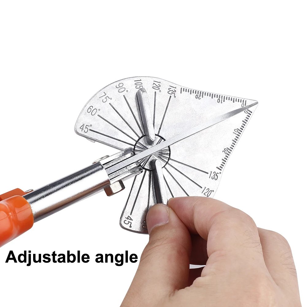 

45-180 Degree Multi Angle Mitre Siding Wire Duct Cutter PVC PE Plastic Pipe Hose Scissor Cut Housework home decor Plumbing Tool