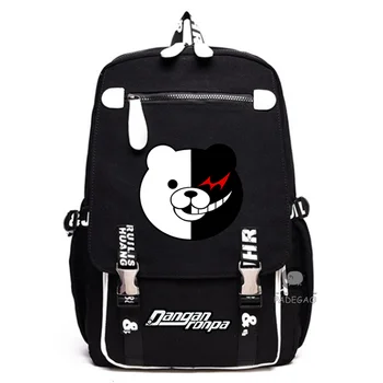 

New Style Danganronpa Monokuma Backpack School Bags Bookbag Cosplay Anime Game Travel Casual Laptop Shoulder Bags Rucksack
