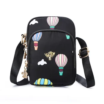 

Nylon Waterproof Prints Women Coin Purse Ladies Organizer Wallet Bag Money Package Female Phone Pouch Bolso Bolsa for Girls