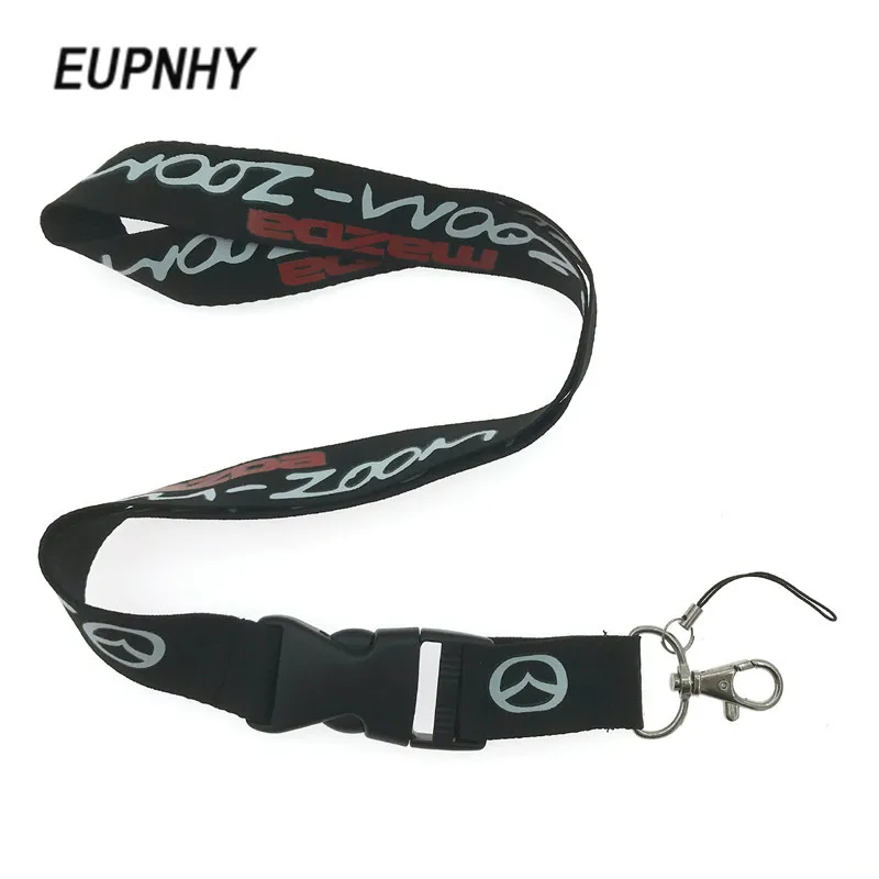 

EUPNHY Mazda Car Keychain Lanyard Neck Strap ID Badges Camera MP3 Mobile Phone Hanging Lanyard Detachable Lanyard for Keys