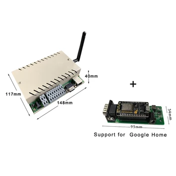 

Kincony Ethernet/WiFi Smart Switch Home Automation Module Controller System Timer Remote Control TCP IP Relay Google Home Alexa