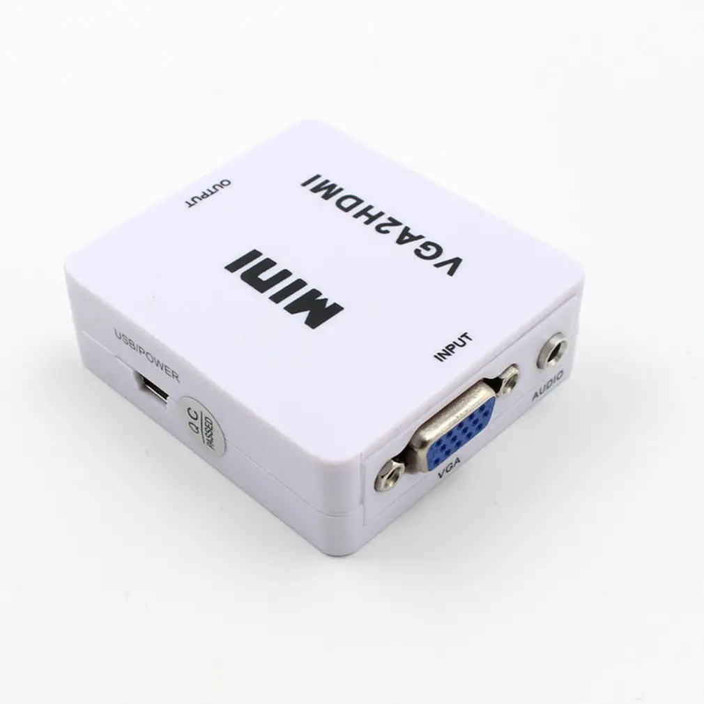Hdmi a Vga con Audio Hdmi Al Cavo Adattatore Vga con Audio Hd di Conversione Hdmi Adattatore Suppor