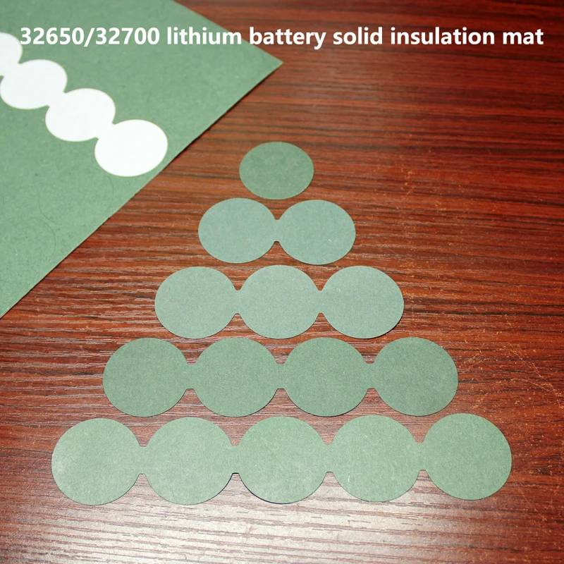 

100pcs/lot 32650 Battery for High Temperature Insulation Gasket 32700 Lithium Battery with Adhesive Sapphire Paper Flat Gasket
