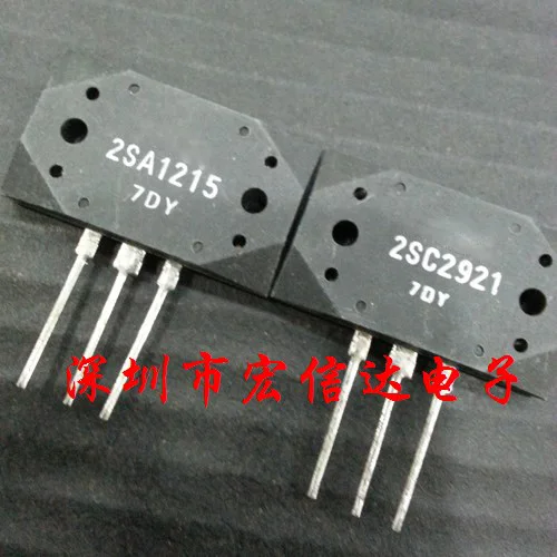 1pair 2SA1215/2SC2921 2SA1215-Y/2SC2921-Y Transistor SANKEN MT-200 