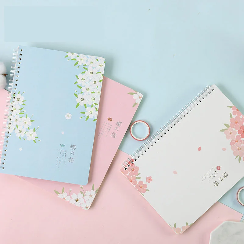

2019 2020 A5 Student Weekly Planner Spiral Cute Notebook Diary Dotted Journal School Supplies Agenda Kawaii Travelers Notebooks