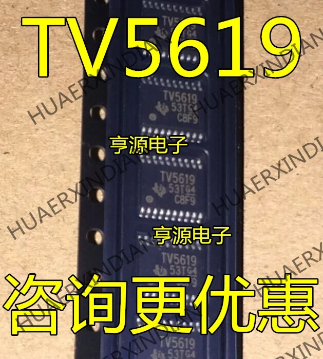 5 шт. TLV5619 TLV5619IPWR TV5619 TLV5619 TY5619 DAC в